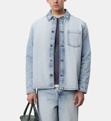 Surchemise droite en denim Les Deux
