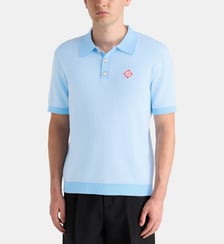 Polo Pinstripe maille coton Casablanca