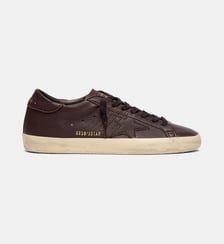 Baskets basses Super Star en cuir Golden Goose