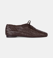 Derbies en cuir tressé Sylvia  Anthology Paris
