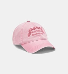 Casquette en coton signature Ganni
