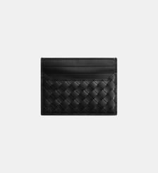 porte-cartes en cuir bicolore Bottega Veneta