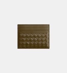 Porte-cartes en cuir bicolore Bottega Veneta