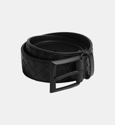 Ceinture Solo en cuir motif Intrecciato Bottega Veneta