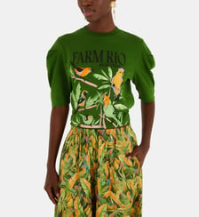 T-shirt droit à motif Nature Lovers Farm Rio