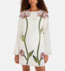 Robe droite courte à motif floral Farm Rio