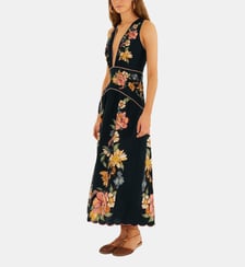Robe longue sans manches Maira Floral Farm Rio