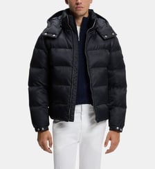 Veste matelassée déperlante à capuche BOSS