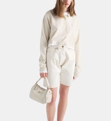 Bermuda en denim vieilli Prada