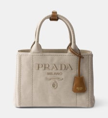 Petit sac Jardinière en toile de coton Prada