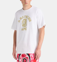 T-shirt droit College Japanese coton A BATHING APE ®
