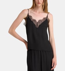 Caraco Mael dentelle satiné Anine Bing