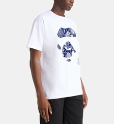 T-shirt droit Japanese Art Camouflage Face coton A BATHING APE ®