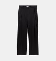 Pantalon large satiné à plis Stella McCartney
