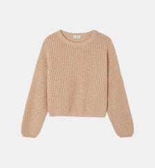 Pull boule en mélange de laine American Vintage