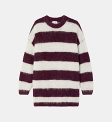 Pull ample à col rond rayé  American Vintage