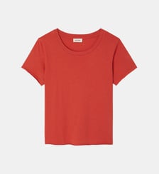 T-shirt droit en coton American Vintage