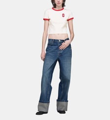 T-shirt droit signature Marc Jacobs