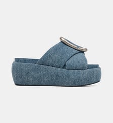 Mules compensées The Denim Pop Marc Jacobs
