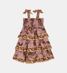 Robe à bretelles imprimée  Zimmermann