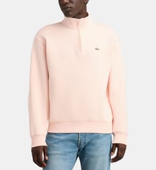 Sweat camionneur en molleton de coton bio Lacoste