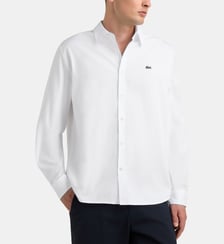 Chemise droite Popeline de coton Lacoste