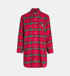 Chemise de nuit à carreaux effet flanelle  Lauren Ralph Lauren
