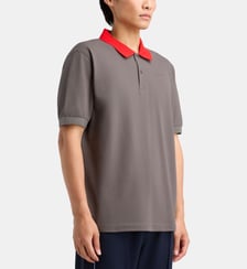 Polo signature en coton piqué Marni