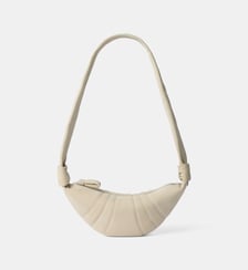 Sac Croissant Small en cuir Lemaire