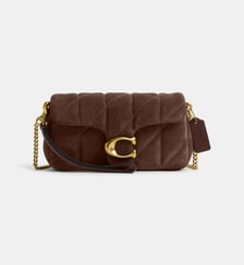 Sac à main Tabby 19 matelassé cuir suédé Coach