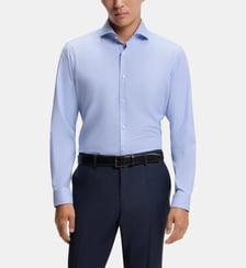 Chemise droite coton BOSS