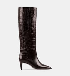 Bottes Stiletto à talons en cuir Paris Texas