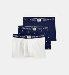 Lot de 3 boxers classiques coton stretch signature Polo Ralph Lauren