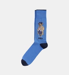 Chaussettes hautes en coton mélangé signature Polo Ralph Lauren