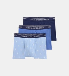 Lot de 3 boxers classiques coton stretch signature Polo Ralph Lauren