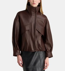 Blouson Roland cuir  Nour Hammour