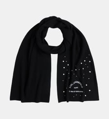 Echarpe en maille à perles Karl Lagerfeld