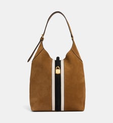 The Large Siena Bucket cuir suédé  Demellier