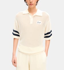 Polo droit maille crochet signature Kenzo