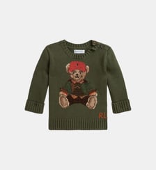 Pull droit en coton signature Polo Ralph Lauren