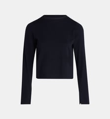T-shirt Slim Fit à manches longues n° 451 coton et cachemire Extreme Cashmere