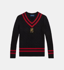 Pull de cricket brodé en coton Polo Ralph Lauren