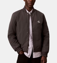 Blouson court ample monogramme Calvin Klein