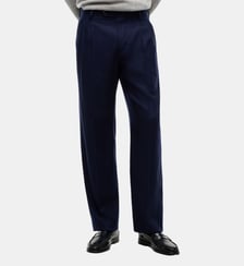 Pantalon en flanelle à pince Tommy Hilfiger