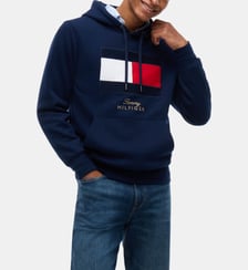 Sweat-shirt à capuche Flag Tommy Hilfiger