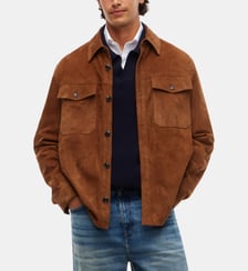 Surchemise en cuir Tommy Hilfiger