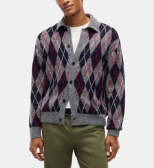 Gilet boutonné en maille alpaga Tommy Hilfiger