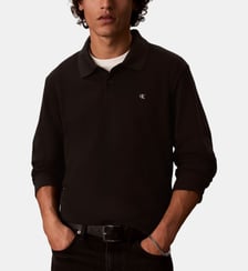 Polo droit manches longues Calvin Klein