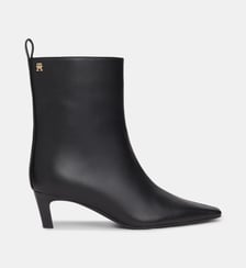 Bottines en cuir à talon Tommy Hilfiger