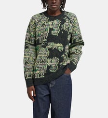 Pull droit en maille fantaisie Element